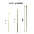 thumbnail image 2 of Small Cafe Curtain Rod Adjustable 24" to 32" Set of 2 Gold Plated, 2 of 5