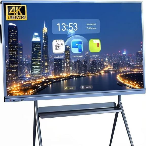 JYXCN Smart Board 55 Inch Touch Screen All-in-One Interactive Electronic Whiteboard for Classroom, Office & Presentations
