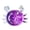 D004- Purple, variant on Stress Ball Squeeze, Squeeze Toys Adults Relaxation, Office Work Station, Remote Work Setup, College Exam Prep, Busy Commuting, Discreet Hand Movement, Reduce Fidgeting Habits,