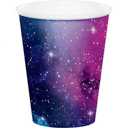 96 Count Bulk Pack Galaxy Party 9 oz Cups