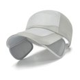 thumbnail image 4 of Summer Baseball Hat, Mesh Sun Protection Retractable Brim Baseball Hat Stylish  For Travel For Unisex For Baseball, 4 of 8
