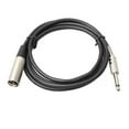 thumbnail image 1 of Cable de audio para micrófono de 6,5 mm macho a XLR macho, núcleo de micrófono, K4A3, 1 of 7