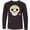 AB-Black, variant on Inktastic DÃa de los Muertos Skull with Flower Long Sleeve Youth T-Shirt