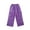 Purple, variant on Y2k Clothes Girls Parachute Pants Kids Wide Leg Cargo Pants Y2K Street Trousers with Pockets Hot Pink Size,8-9 Years