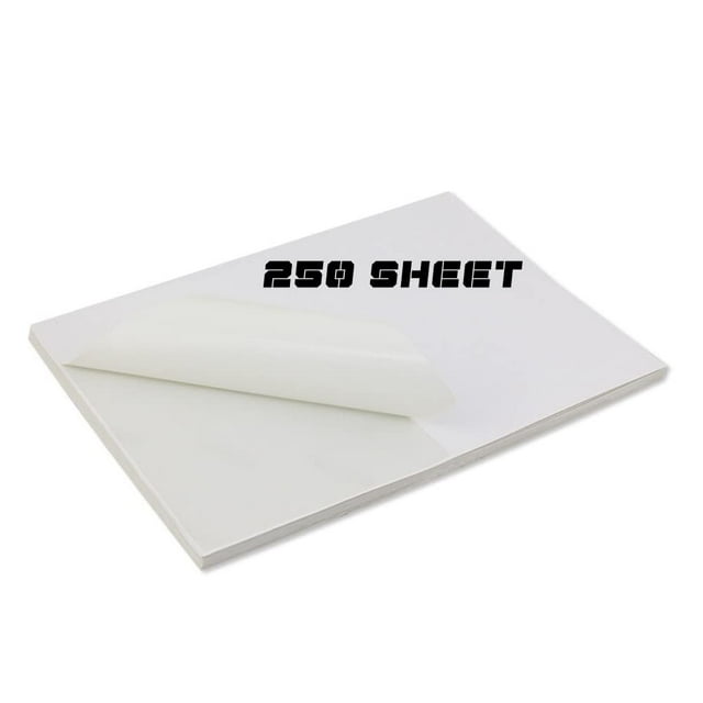 Half Sheet Self Adhesive Shipping Labels for Laser & Inkjet Printers, 500 Labels