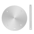 thumbnail image 1 of 20cm Commercial Induction Cooktop Heat Diffuser Plate - Stainless Steel & Glass Ceramic with Detachable Handles, Universal for Glass/Ceramic Vessels, Efficient Heat Conduction, Easy Cleaning & Storage, 1 of 6