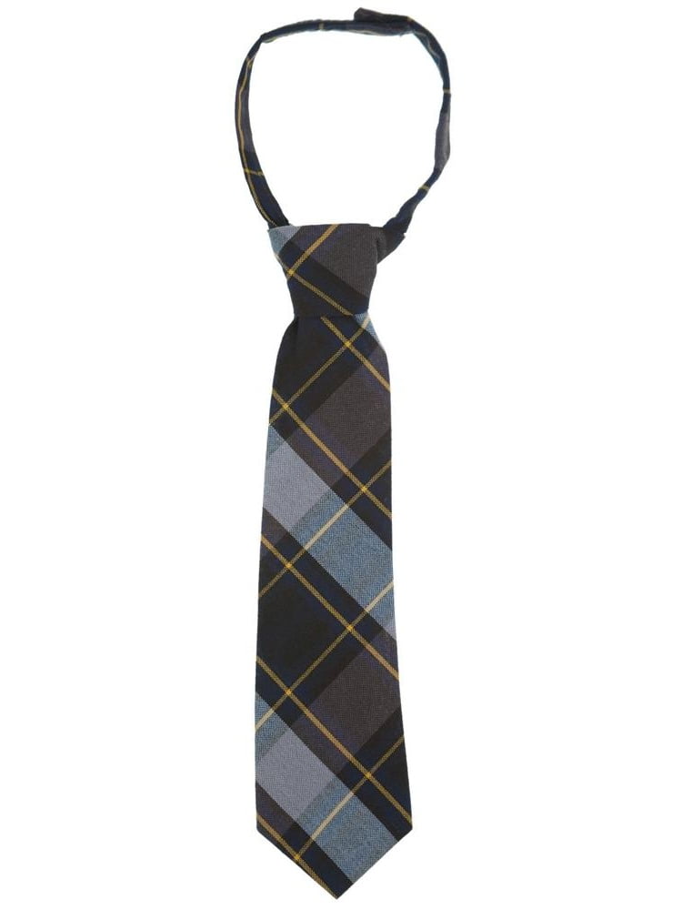 French Toast Boys 47 Adjustable Plaid Tie (Navy 820)