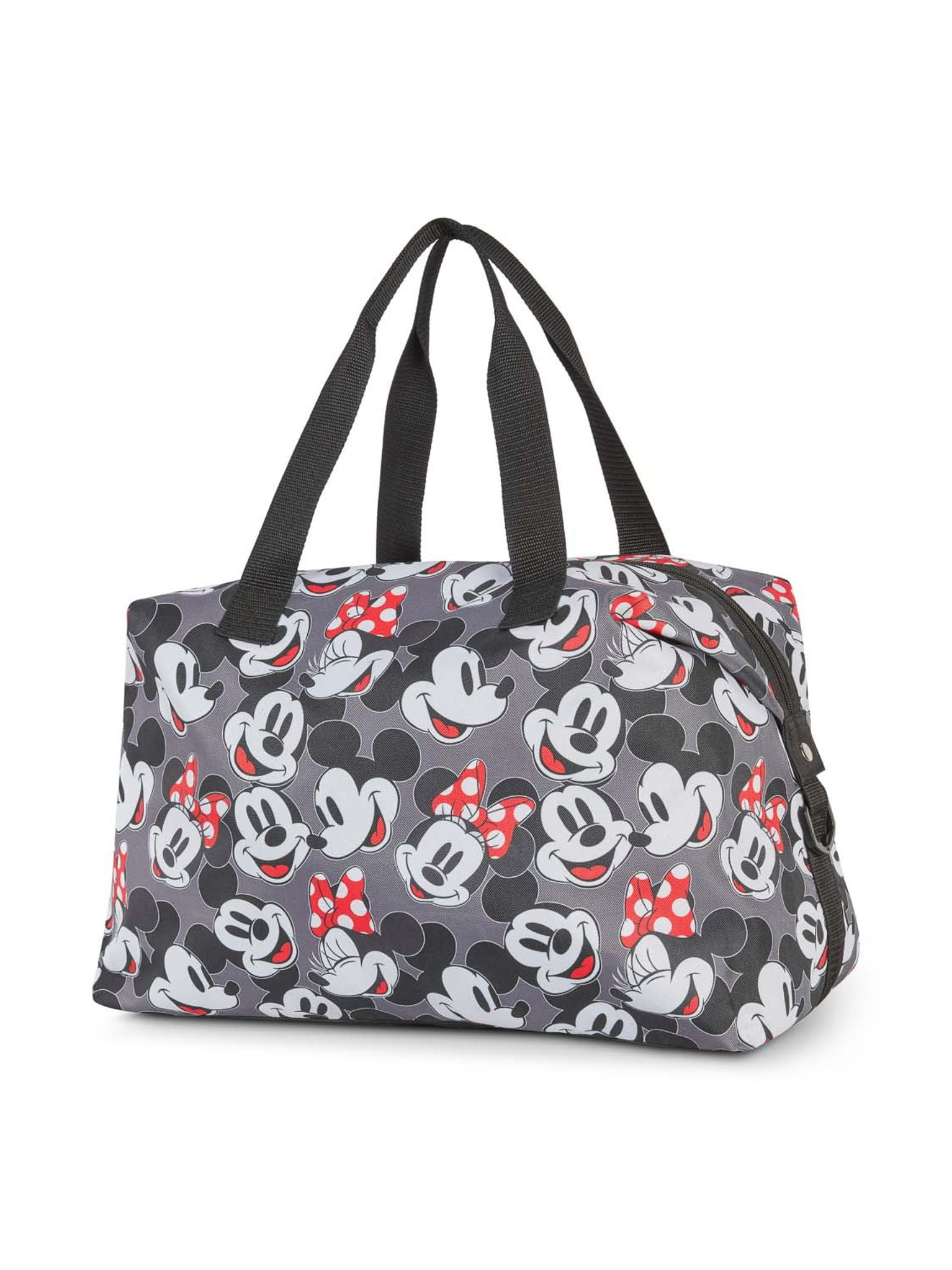Disney Mickey & Minnie Mouse Duffel Bag Travel Weekender Carry-On Large
