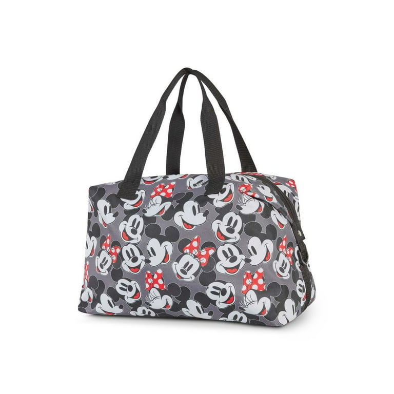 Disney Mickey Minnie Mouse Duffel Bag Travel Weekender Carry On Large