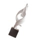 thumbnail image 2 of Estatua de arte abstracto, estatuas decorativas, souvenir, figura de resina, escritorio Blanco, 2 of 7
