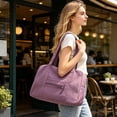 thumbnail image 5 of Waterproof Nylon Trip Crossbody Bag, Large Capacity Lightweight Handbag For Women, Casual Daily Commute & Weekend Overnight Bag, 1 Pack, 5 of 7