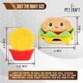 thumbnail image 3 of Juguetes de Peluche Pet Craft Supply Squeaky Ball para Cachorros y Perros Medianos 2 Paquetes para M, 3 of 6