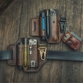 thumbnail image 4 of Edc Organizer Belt Loop Leather Multitool Holder Para Pen Flashlight Tools Y Edc Gear Vogacara AP007991-03, 4 of 6