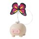 thumbnail image 3 of Juguete eléctrico automático giratorio para gatos de interior aburridos con forma de mariposa y varita larga. albaricoque, 3 of 9