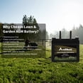 thumbnail image 4 of ANLIBATT Lawn Mower Battery AGM Group Size U1 12 Volt 350 CCA Sealed Lead Acid Battery for John Deere, Toro, Cub Cadet, and Craftsman Garden Mower Tractor Lawnmower, 4 of 6