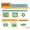 thumbnail image 6 of Nourison Home & Garden Indoor/Outdoor Green 7'9" x 10'10" Area Rug, (8x11), 6 of 6