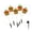 C, variant on Hyknon 5 Pack Solar Christmas Pathway Lights, Warm LED Waterproof Outdoor Stake Lights with Auto On Dusk, Wire Free Garden Ground Lamps for Yard Walkway Holiday Decor