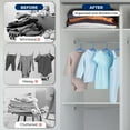 thumbnail image 5 of 20 Pcs. Non-Slip Plastic Kids Hangers - Durable and Space-Saving Closet Organizers for Infants, Toddlers, and Kids' Clothing (Blue), 5 of 6