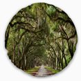 thumbnail image 1 of Live Oak Tunnel - Coussin de Photographie - 20 Pouces Rond, 1 of 1
