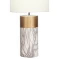 thumbnail image 2 of Urban Designs White and Gold Column 24-Inch Ceramic Table Lamp, 2 of 4