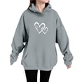 thumbnail image 7 of EnJoCho Youth Boys Girls Hooded Sweatshirt Fleece Pullover Top Fashion Casual Warm Winter Fall Cozy Comfortable Loungewear Kids Teen Clothes School Daily, 7 of 7