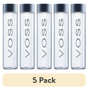 (5 pack) VOSS Natural spring Water 850ml PET Bottle still, Allergens not Contained