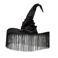 thumbnail image 3 of Sombrero de Halloween Strade Fareast Limited Sombrero de Mago Negro, 3 of 8