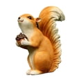 thumbnail image 5 of yotijay Outdoor Squirrel Statues Novelty Weatherproof Resin Squirrel Figurines for Fairy stand, 5 of 9