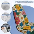 thumbnail image 6 of Uorisanigo Seat Covers for Cars Front Seats Only Universal Fit Most Vehicles Colorful Flowers Print Car Seat Cover Sweat Towel Bucket Seat Covers for Beach Swimming, Sports, Camping,Yoga, 6 of 8