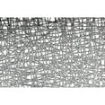 thumbnail image 2 of IH Casa Decor Metallic Laser Cut Pvc Pleatmat Sisal Silver - Ensemble De 12, 2 of 5