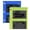 Blue+Green, variant on DoDoMagxanadu 3 Ring Binder Pencil Pouch, 11"x9" Zipper Pencil Case with 3 Pockets & Mesh Window, Heavy Duty Waterproof Organizer Bag for School Supplies, Cables, Earbuds and Makeup,2 Pack