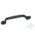 thumbnail image 4 of WHAMVOX 4Pcs Black Oval Shaped Furniture Hardware Handle for Closet, 4 of 4