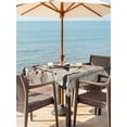 thumbnail image 2 of Outdoor Tablecloth with Umbrella Hole and Zipper, Texas Star Vintage Square Table Cloth 54x54 Inch Waterproof Tablecloth, Brown Retro Berry Beige Wooden Branches Picnic Table Cover for Patio Camping, 2 of 7