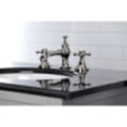 thumbnail image 4 of Kingston Brass KC7066BX English Country 8 in. Widespread Bathroom Faucet, Polished Nickel, 4 of 5