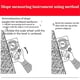 thumbnail image 4 of Escala de medición de pendiente 2ml Inclinómetro | Buscador de ángulos digital y mecánico | Regla de precisión de 0-360° | Herramienta magnética multiángulo para ingenieros, construcción, bricolaje, 4 of 8