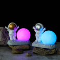 thumbnail image 4 of Clearance! Creative Astronaut Light Up Small Ornaments Resin Gift Children's Room Gift, 4 of 4