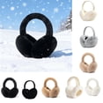 thumbnail image 5 of Winter Ear Muffs for Women & Girls - Foldable Earmuffs with Ultra-Soft Warm Ear Covers, Cute Fluffy Ear Warmers for Outdoor Activities and Cold Weather, 5 of 5