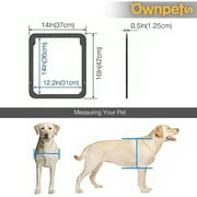 Ownpets Lockable Pet Screen Door for Windows with Magnetic Closure, 12 x 14