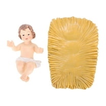 Baby Jesus Statue Figurine Decoration Pentagonal Star Beige