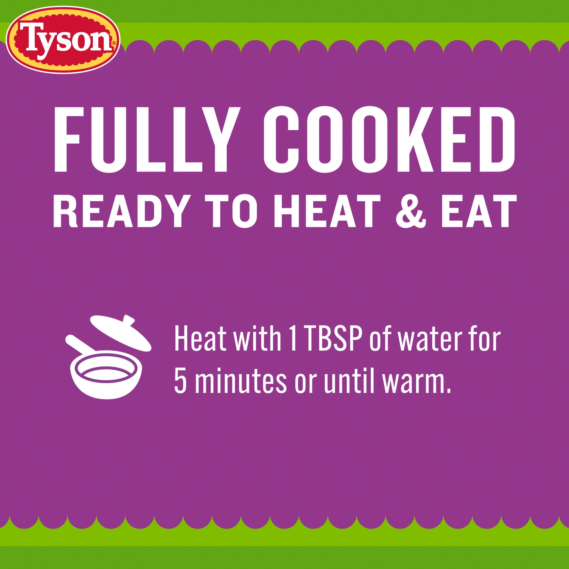 Tyson Oven Roasted Diced Chicken Breast, 22 oz (Frozen, Fully Cooked)