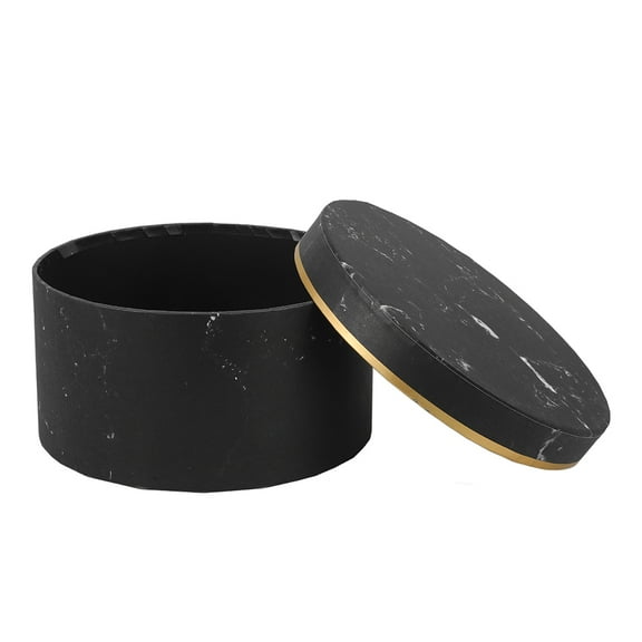 Florist Bouquet Boxes Flower for Arrangements Floral Round Black