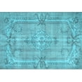 thumbnail image 1 of Ahgly Company Indoor Rectangle Abstract Light Blue Contemporary Area Rugs, 8' x 10', 1 of 4