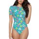 thumbnail image 1 of Balery Donut Body de cuello redondo de manga corta para mujer Tops de manga corta Tops básicos-Large, 1 of 7