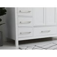 thumbnail image 5 of 48 inch Single Bathroom Vanity in White with Backsplash, 5 of 8