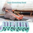 thumbnail image 2 of Banda de estiramiento de yoga Unique Bargains, correa de yoga con 9 lazos, banda elástica de ejercicio, correa expandible morada, 2 of 7