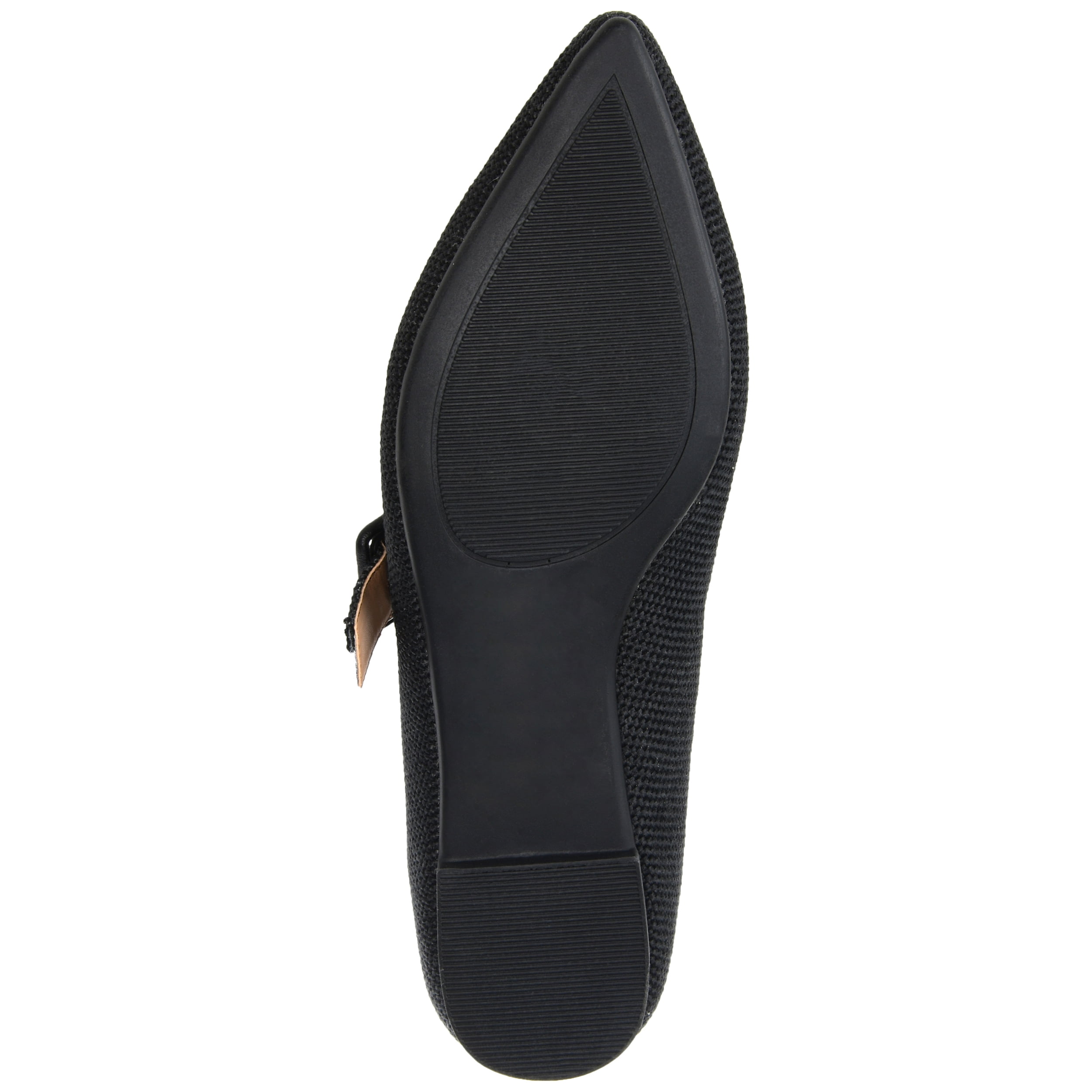 Journee Womens Karissa Buckle Pointed Toe Mary Jane Dress Flats