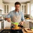 thumbnail image 4 of Semi-transparent Colored Silicone Spatula Non-stick Chinese Wok Spatula Cooking Spoon And Shovel Stir-frying Spatula Household Kitchen Utensils, 4 of 6