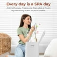 thumbnail image 4 of SereneLife Towel Warmer Bucket, 23L Capacity – Fits 2 Large Towels, Timer Function, Ideal for Bathroom Use, White, Spa-Style Luxury Towel Heater, 4 of 7