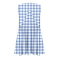 thumbnail image 4 of ZyeKqe Tank Tops for Women Casual Sleeveless Shirts V Neck Pleated Top Plaid Babydoll Tunic Top, 4 of 5