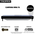 thumbnail image 3 of Campana de Pared Supra de 76cm con Panel Touch NINA 76, 3 of 10